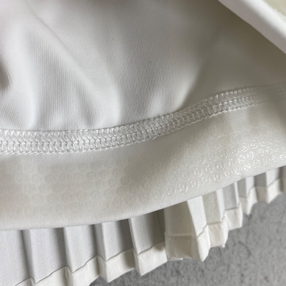 Lululemon Varsity High Rise Pleated Tennis Skirt white Size 4 liner - Picture 9 of 15